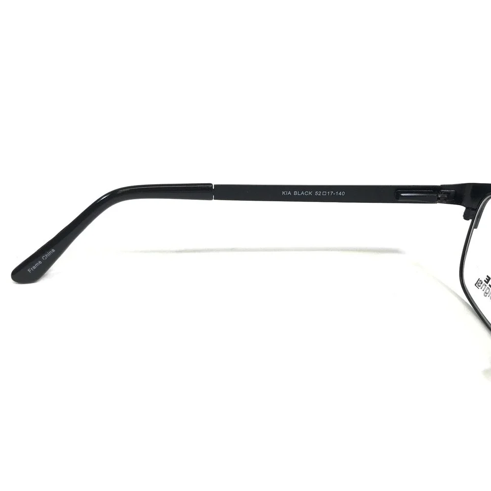 Affordable Designs Eyeglasses Frames KIA BLACK Square Full Rim 52-17-140